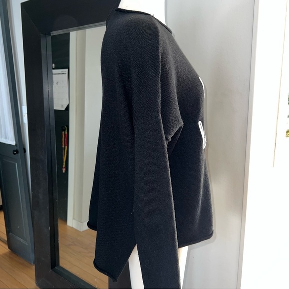 Gilli Hello Beautiful Black Embroidered Sweater - Small - Picture 6 of 10